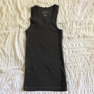 American Eagle Dark Grey Boyfriend Tank